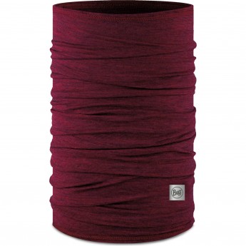 Бандана BUFF LIGHTWEIGHT MERINO WOOL SOLID GARNET