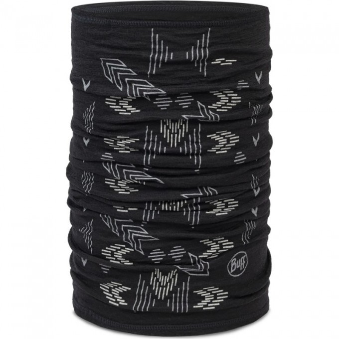 Бандана BUFF MERINO LIGHTWEIGHT PRINTS VANYR BLACK 136628.999.10.00