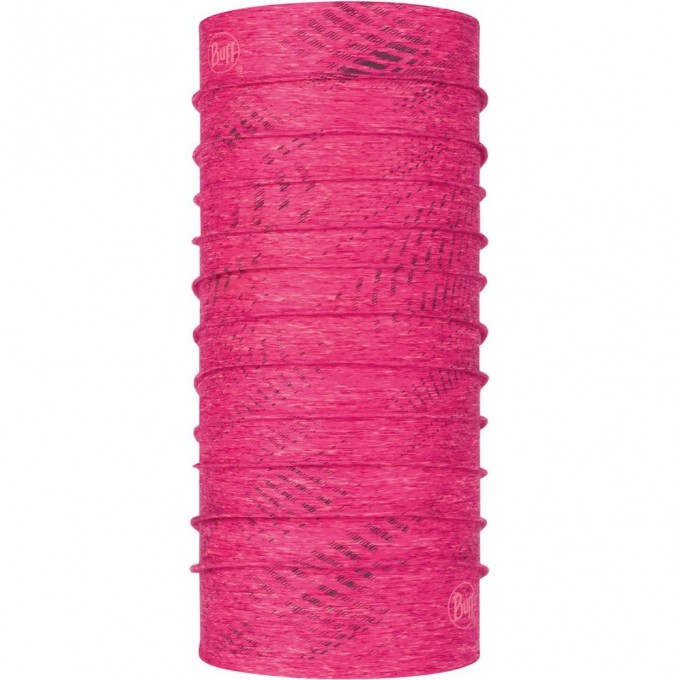 Бандана-труба летняя светоотражающая BUFF COOLNET REFLECTIVE R-FLASH PINK HTR 122016.562.10.00