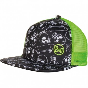 Кепка с прямым козырьком детская BUFF TRUCKER CAP BONE MULTI