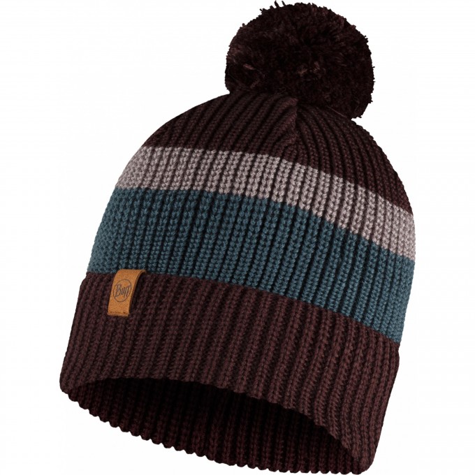 Шапка BUFF KNITTED HAT ELON MAROON 126464.632.10.00