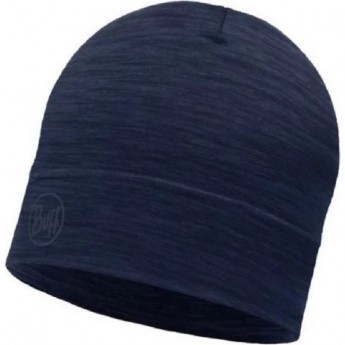 Шапка BUFF MERINO LIGHTWEIGHT HAT SOLID NIGHT BLUE Шапка BUFF MERINO LIGHTWEIGHT HAT SOLID NIGHT BLUE