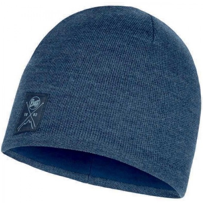 Шапка вязаная с флисом BUFF HAT KNITTED POLAR SOLID NAVY 113519.787.10.00