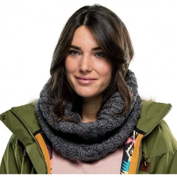 Шарф-труба вязаный BUFF COMFORT DARLA GREY PEWTER