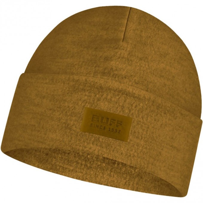Шерстяная шапка с флисом BUFF HAT WOOL FLEECE OCHRE 124116.105.10.00