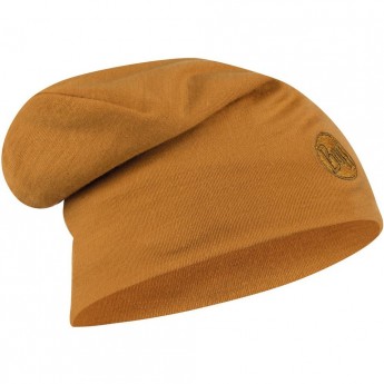 Теплая шерстяная шапка-бини BUFF HAT WOOL HEAVYWEIGHT SOLID CAMEL Теплая шерстяная шапка-бини BUFF HAT WOOL HEAVYWEIGHT SOLID CAMEL