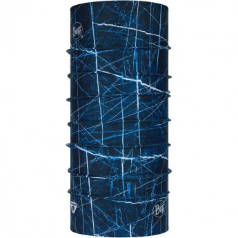Тонкая зимняя бандана-трансформер BUFF THERMONET ICESCENIC BLUE
