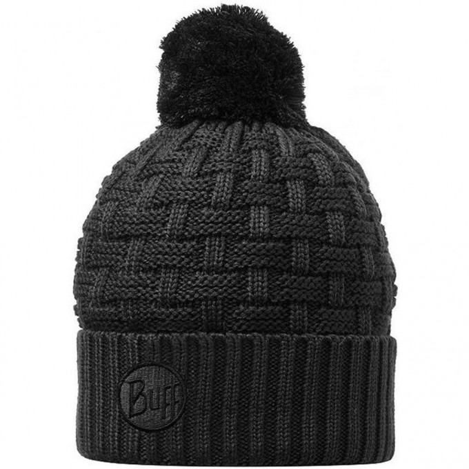 Вязаная шапка BUFF AIRON BLACK 111021.999.10.00