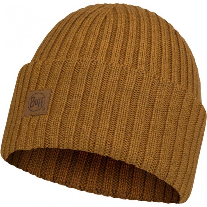Вязаная шерстяная шапка BUFF HAT WOOL KNITTED ERVIN MUSTARD 124243.118.10.00